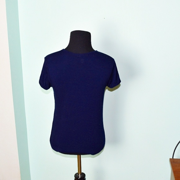 Adorable Navy Number Three Top - Picture 2 of 2